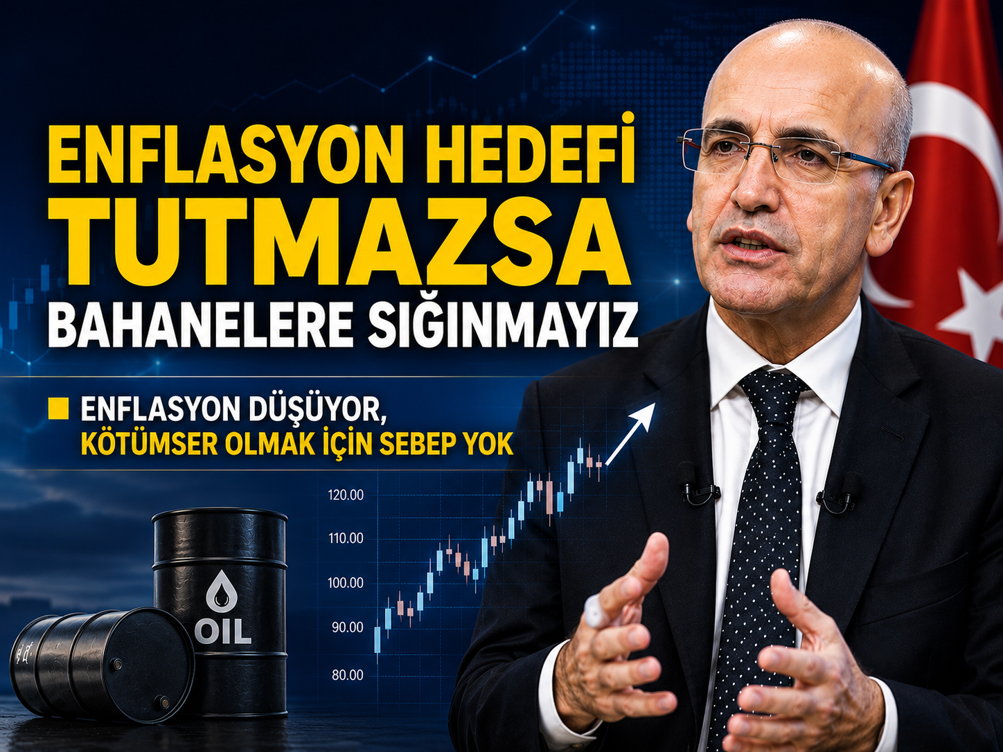 Bakan Şimşek'ten enflasyon mesajı: Hedef tutmazsa bahanelere sığınmayız