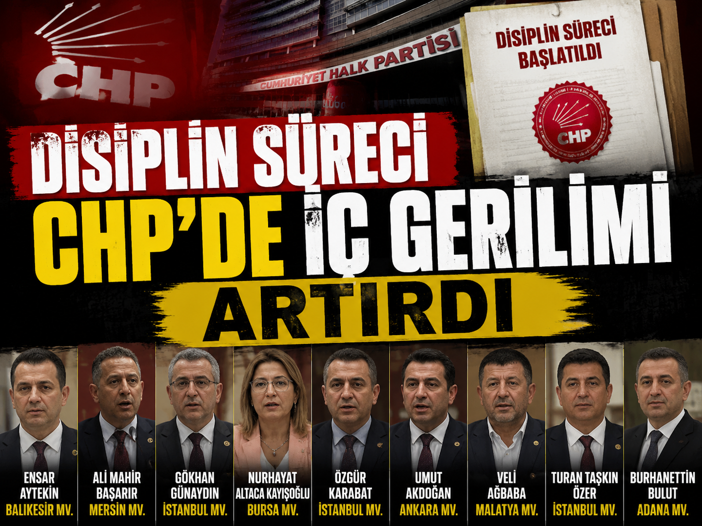 Disiplin süreci CHP’de iç gerilimi artırdı