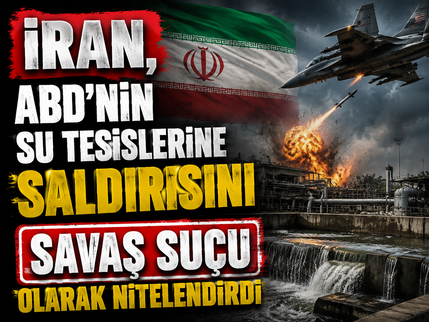 İran, ABD’nin su tesislerine saldırısını savaş suçu olarak nitelendirdi