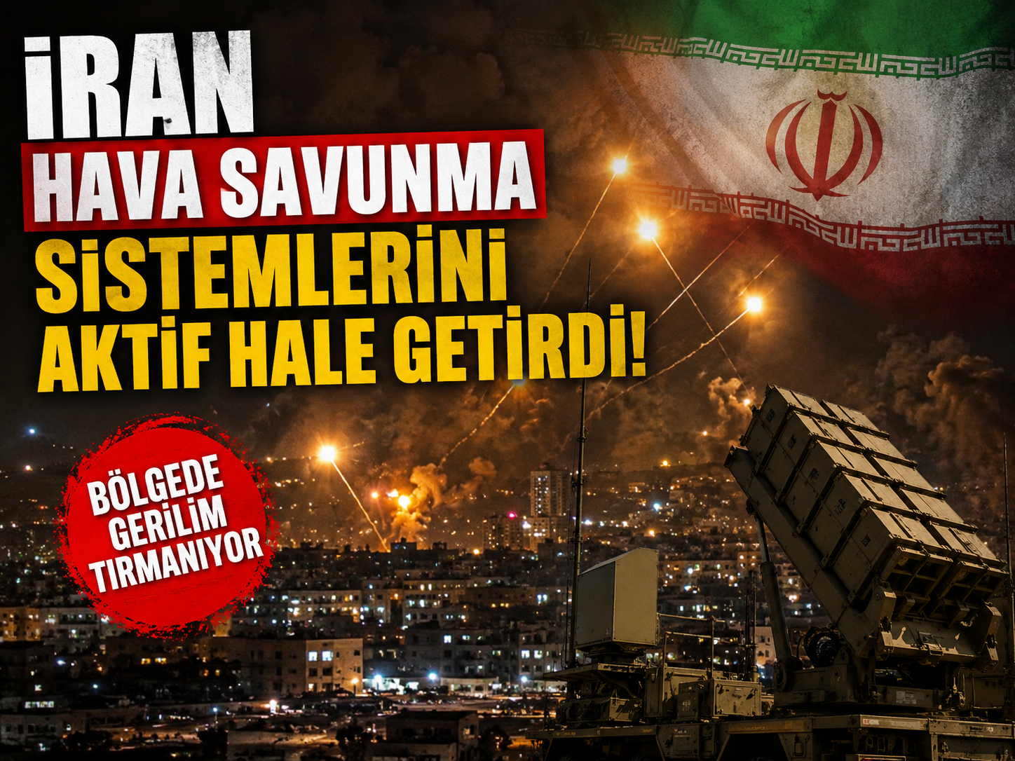 İran hava savunma sistemlerini aktif hale getirdi