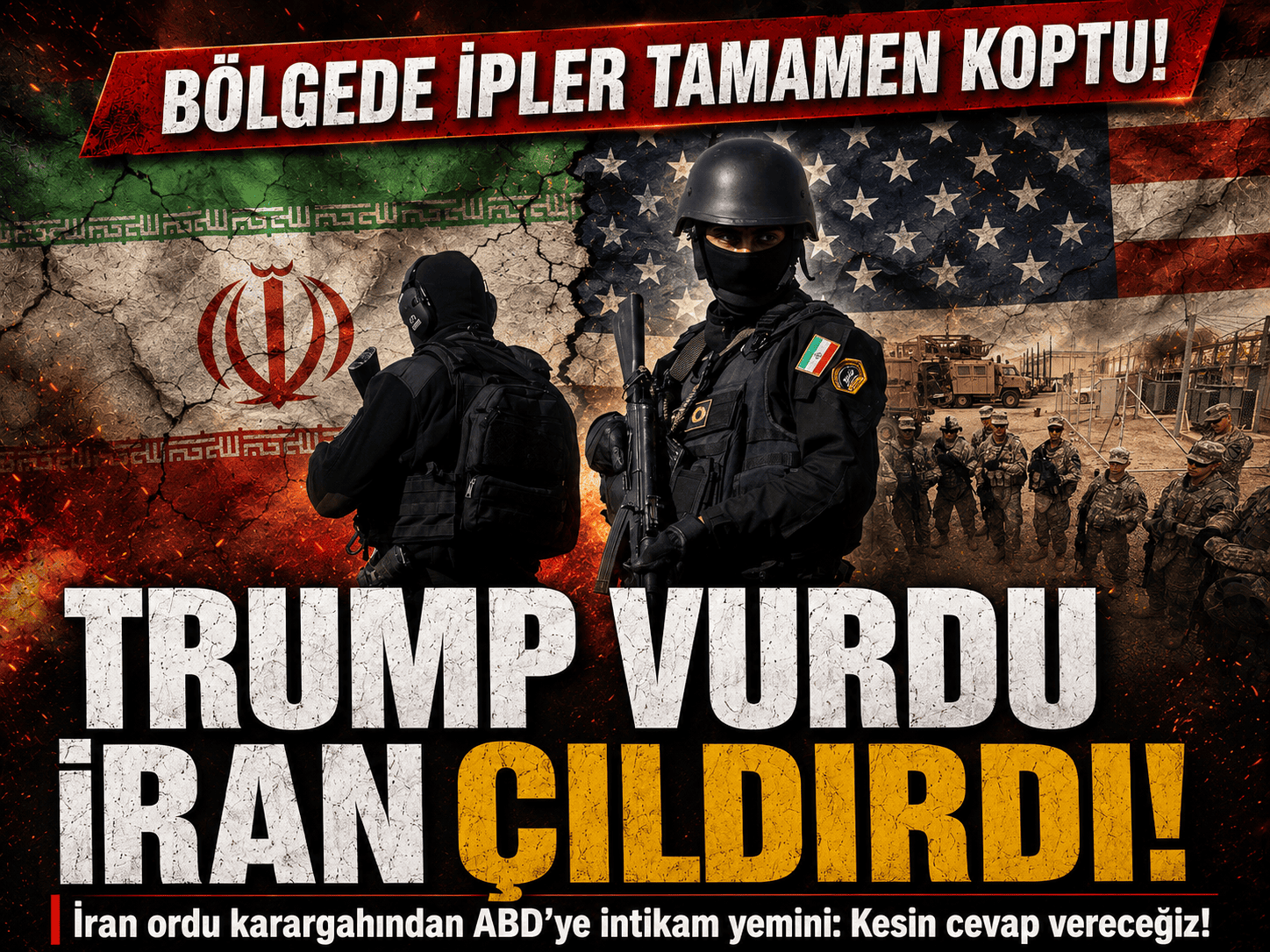 Trump vurdu, İran’dan yanıt gecikmedi: Karşılık vereceğiz!