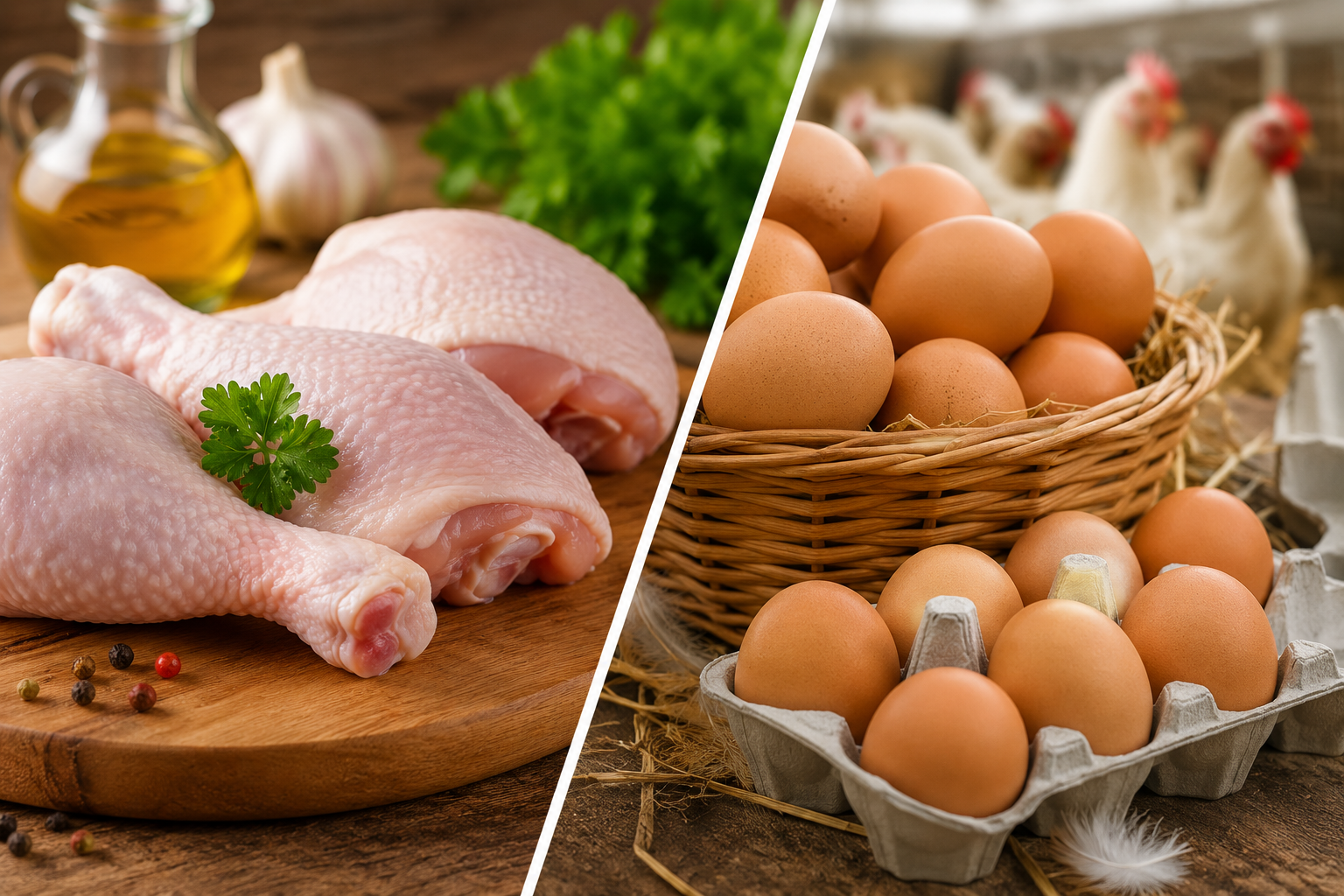 Tavuk eti üretimi geriledi, yumurta üretimi rekor artış gösterdi