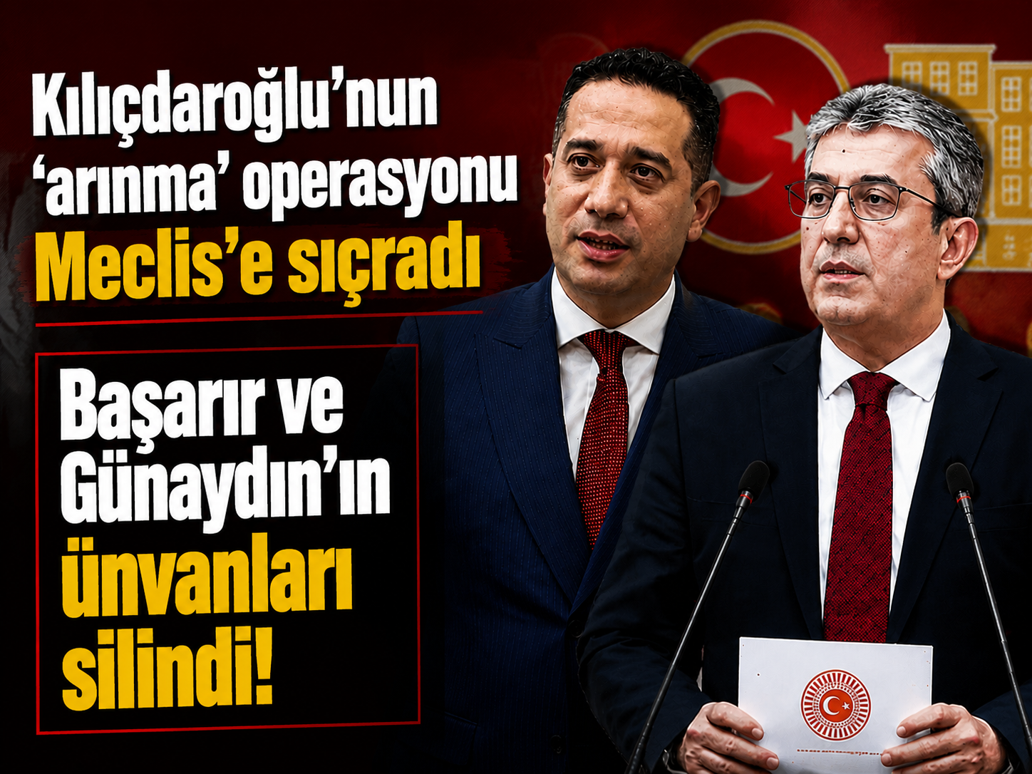 CHP'de ihraç depremi! İki ismin görevine son verildi