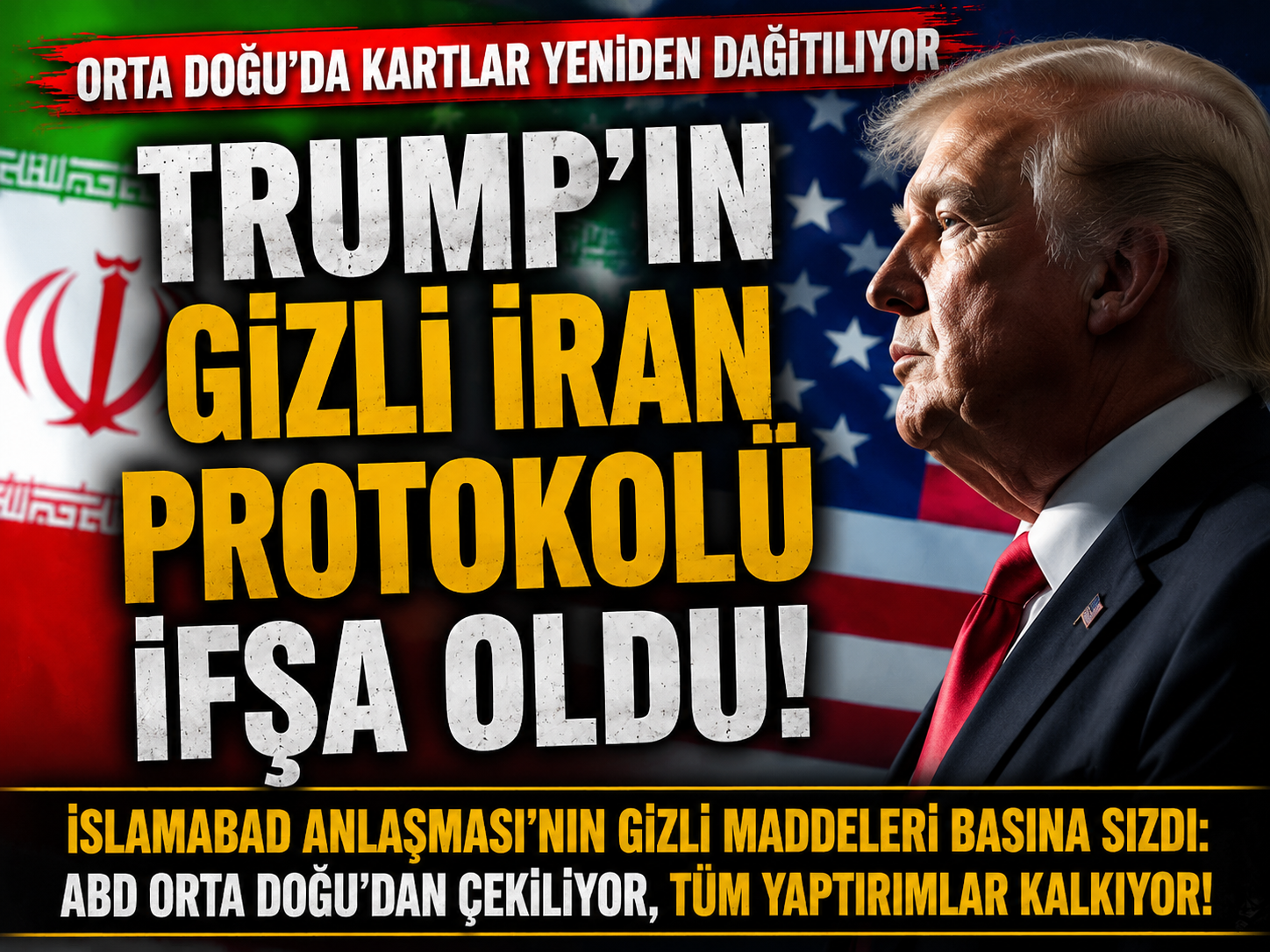 Trump’ın gizli İran protokolü sızdı: Washington havlu mu attı?