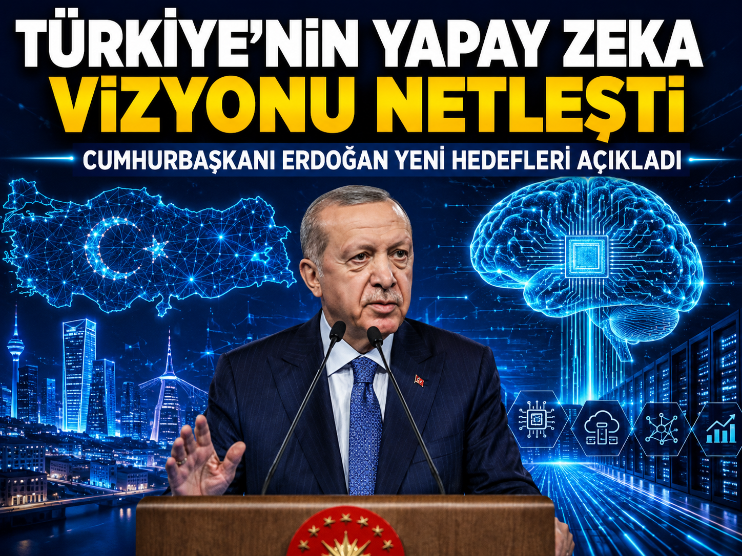 Türkiye'nin yapay zeka vizyonu netleşti: Cumhurbaşkanı Erdoğan yeni hedefleri açıkladı