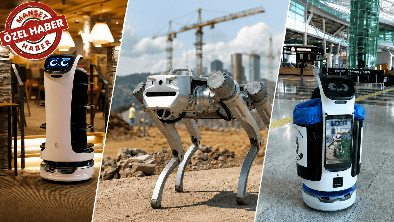 Türkiye'de robot devrimi: İnsanların giremediği yerdeler!
