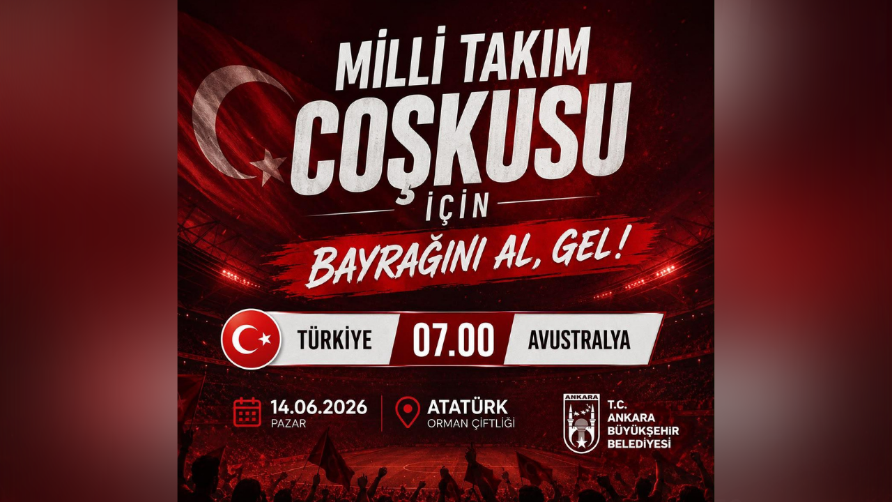 Dünya Kupası heyecanı Ankara’da dev ekrana taşınıyor
