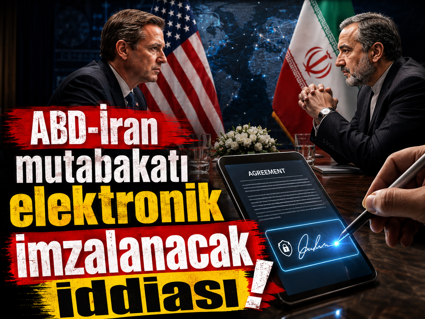 ABD-İran mutabakatı elektronik imzalanacak iddiası