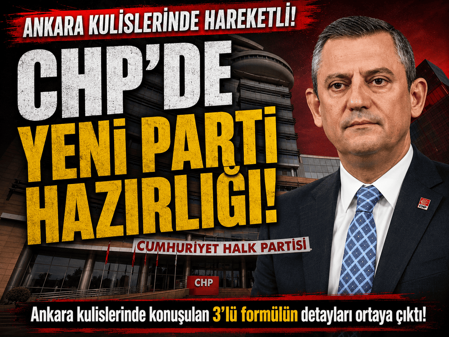 Özgür Özel 3 partiyle geliyor: Adres bile belli!