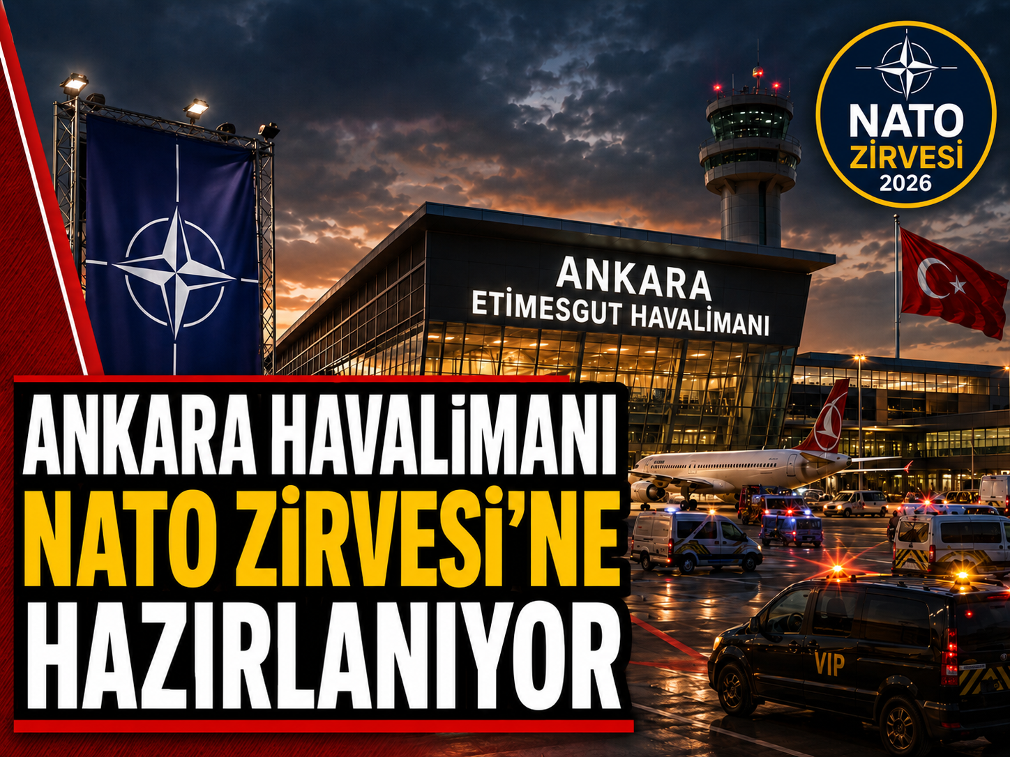 Ankara Havalimanı NATO Zirvesi’ne hazırlanıyor