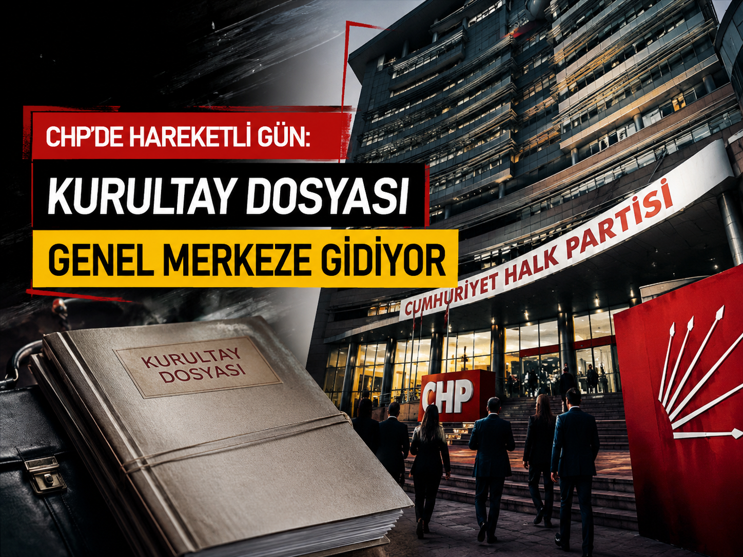 CHP’de hareketli gün: Kurultay dosyası genel merkeze gidiyor