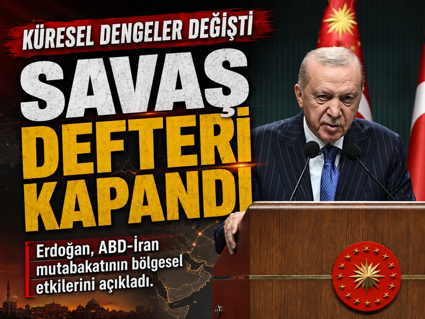 Erdoğan: Diken üstündeki bölgemiz rahat bir nefes aldı
