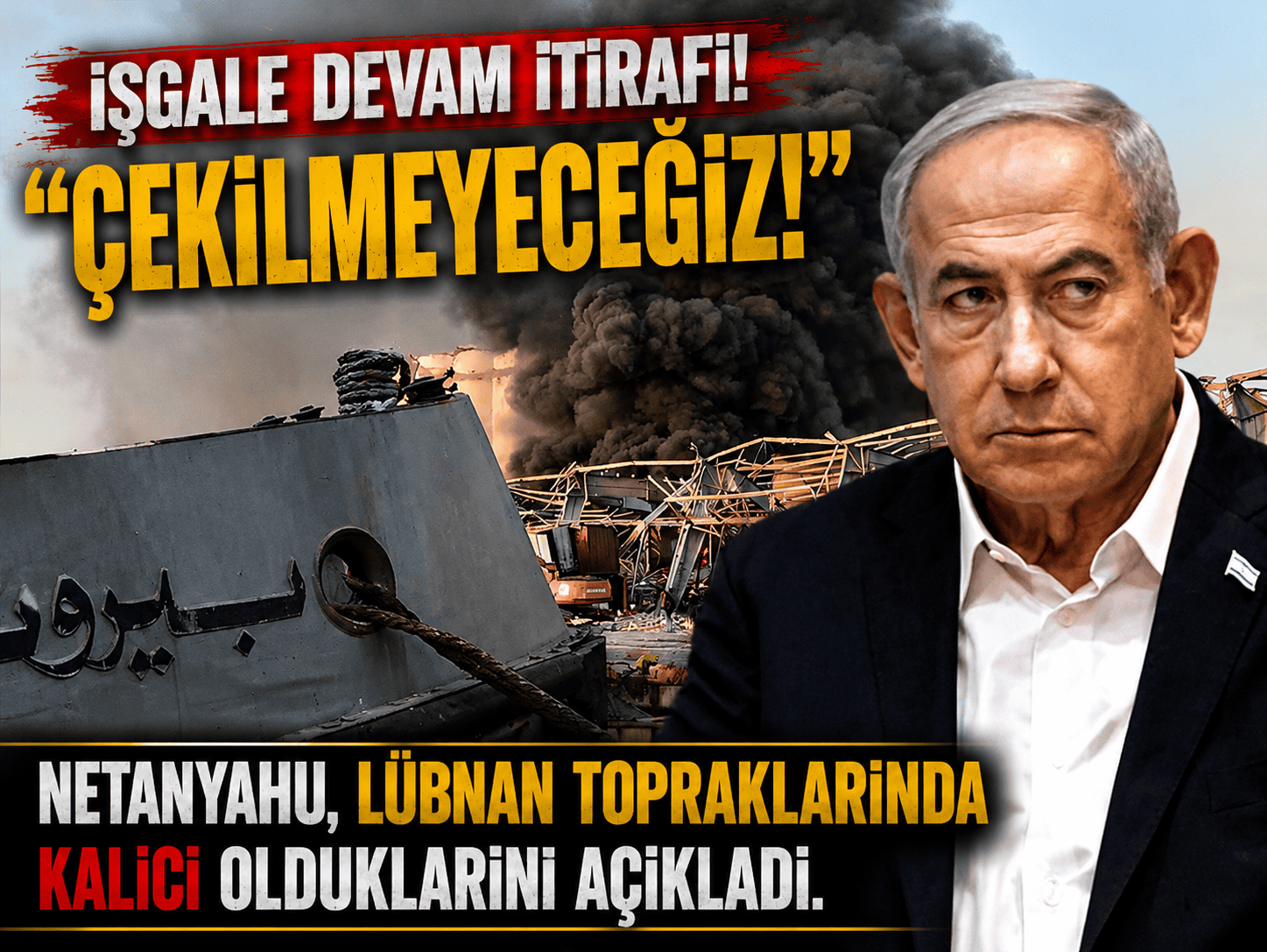 Netanyahu rest çekti: Hedef değişmedi, çekilmeyeceğiz