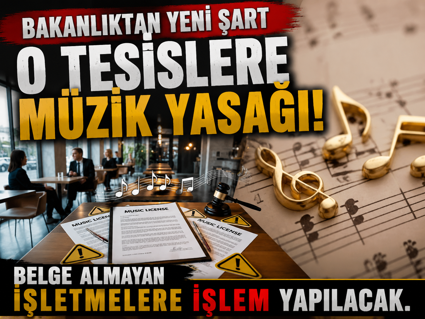 Turizm tesislerinde müzik lisansı zorunlu hale geldi