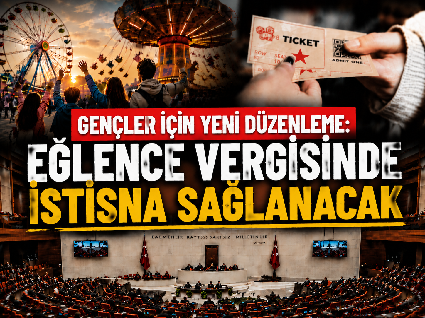 Gençler için yeni düzenleme: Eğlence vergisinde istisna sağlanacak