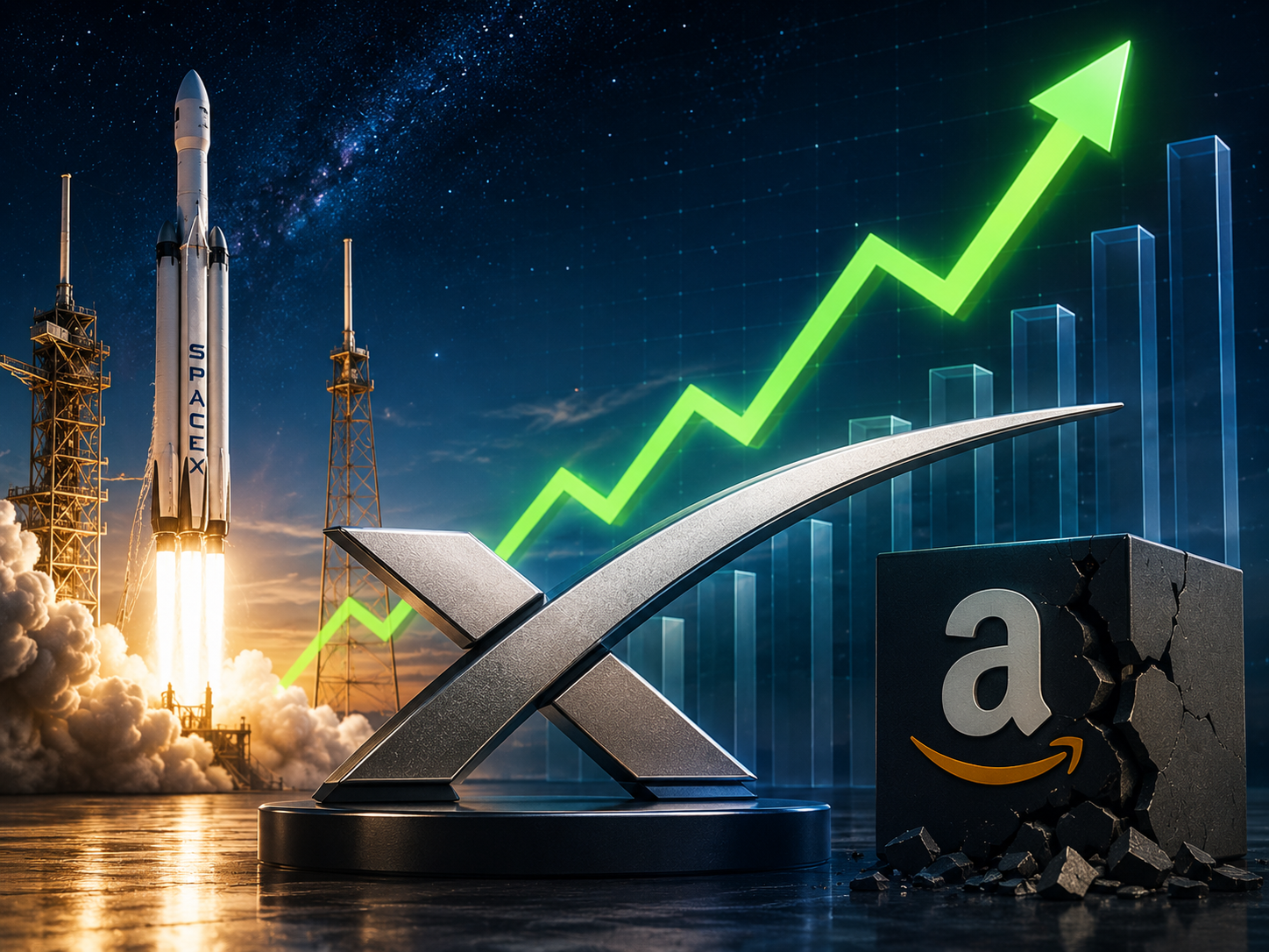SpaceX Amazon'u geride bıraktı: Dünyanın en değerli 5. şirketi oldu