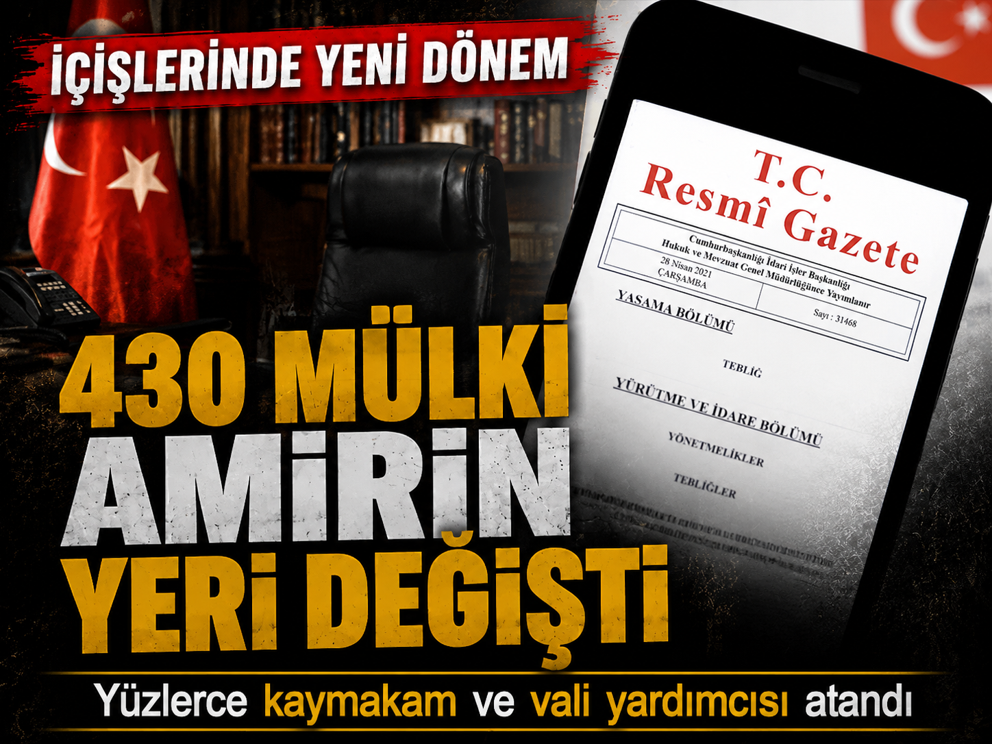 Bürokraside büyük değişim rüzgarı: Koltuklar tek tek değişti