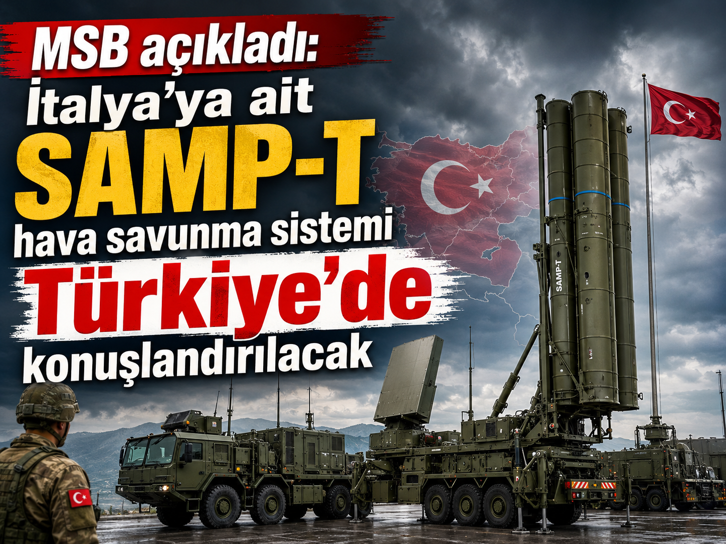 MSB açıkladı: İtalya’ya ait SAMP-T hava savunma sistemi Türkiye’de konuşlandırılacak