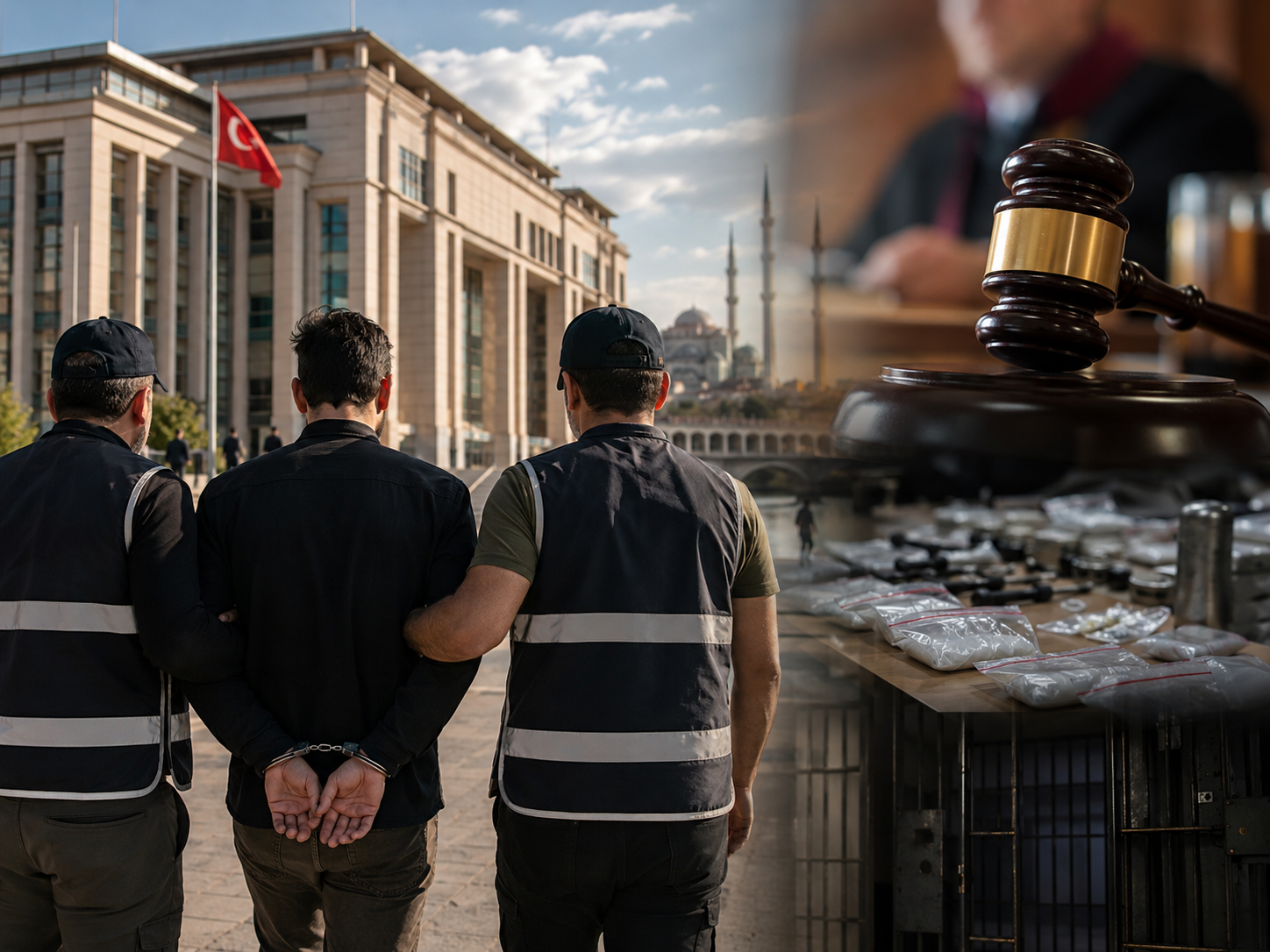 Adana'da uyuşturucu sanığına 13 yıl hapis cezası
