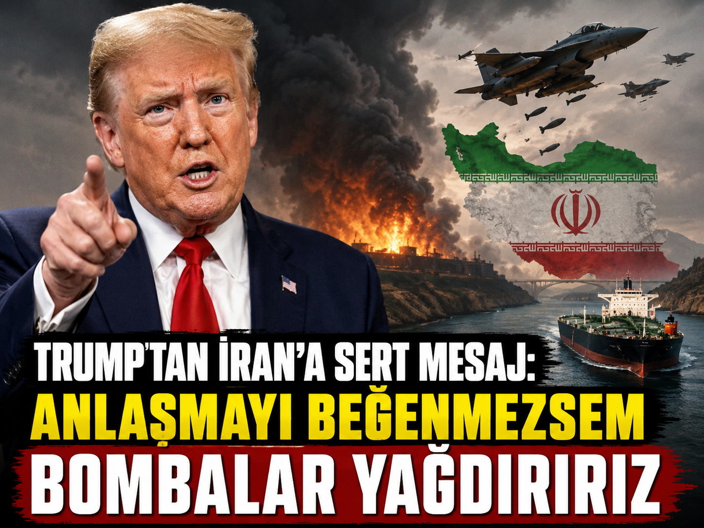 Trump'tan dünyayı sarsan açıklama: Anlaşma olmazsa askeri seçenek masada