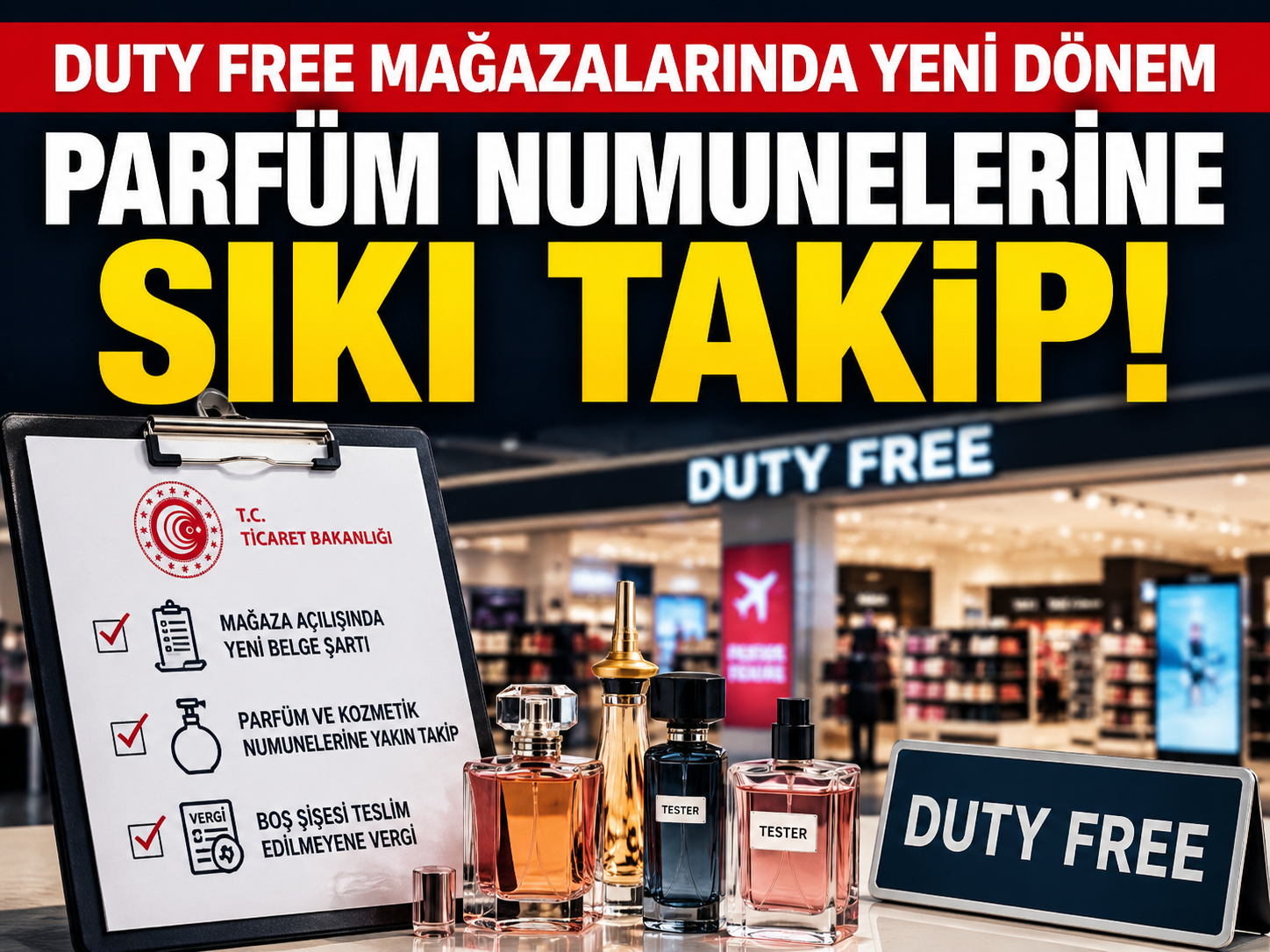 Ticaret Bakanlığı yönetmeliği değiştirdi: Gümrüksüz satış mağazalarına yeni şartlar