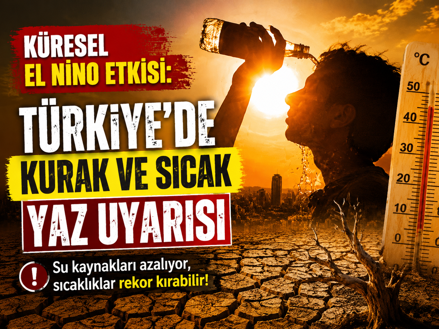 Küresel El Nino etkisi: Türkiye’de kurak ve sıcak yaz uyarısı