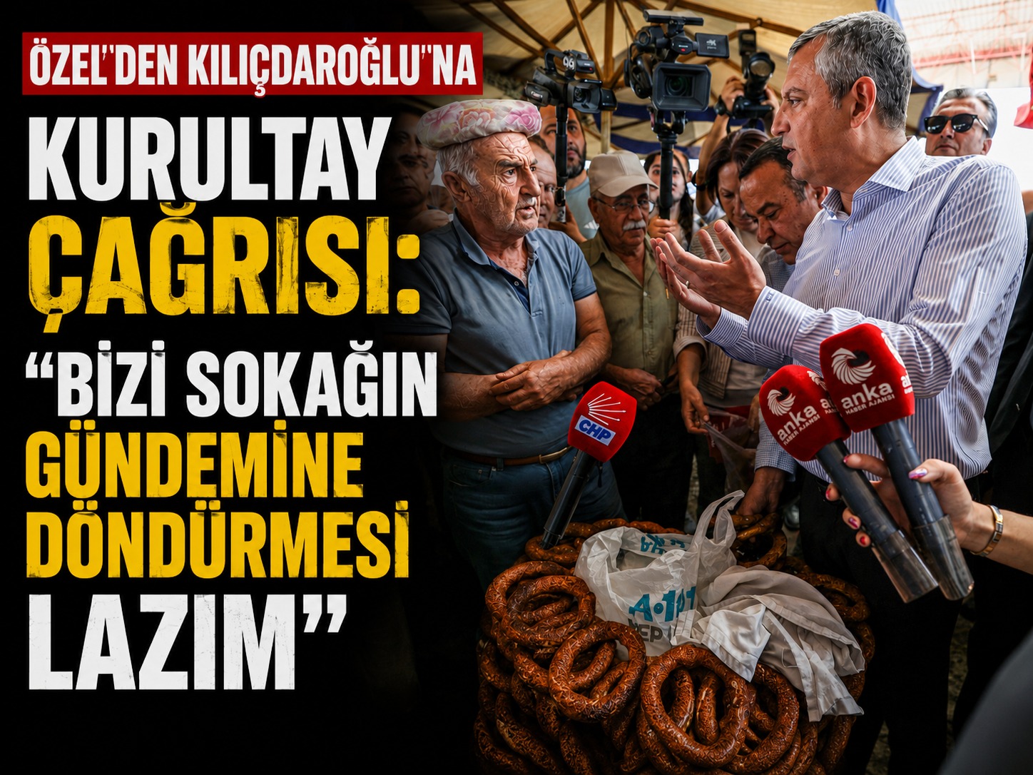 Özgür Özel’den Ulus Hali’nde mesaj: Sokağa çıkabilen bir genel başkan var