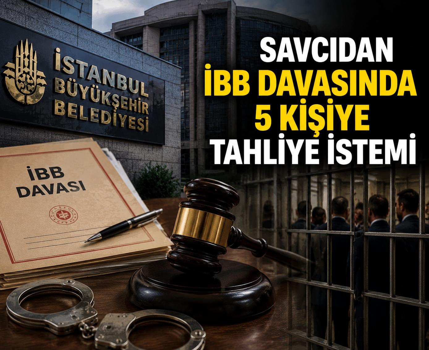 Savcıdan İBB davasında 5 kişiye tahliye istemi