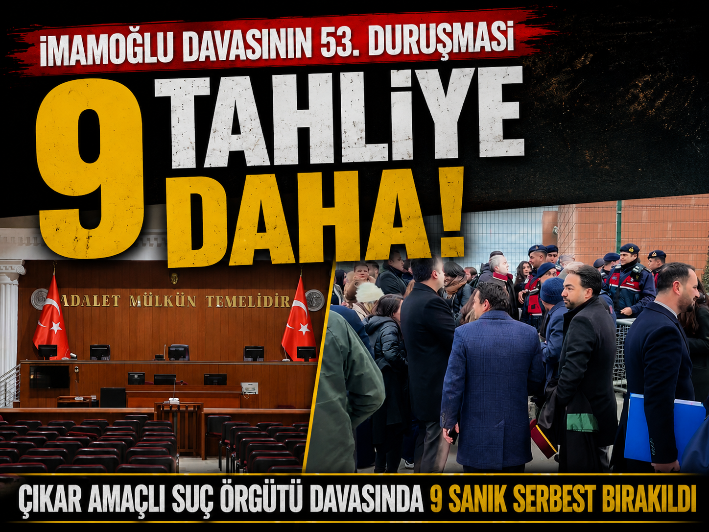 İBB davasında 9 sanık hakkında tahliye kararı verildi