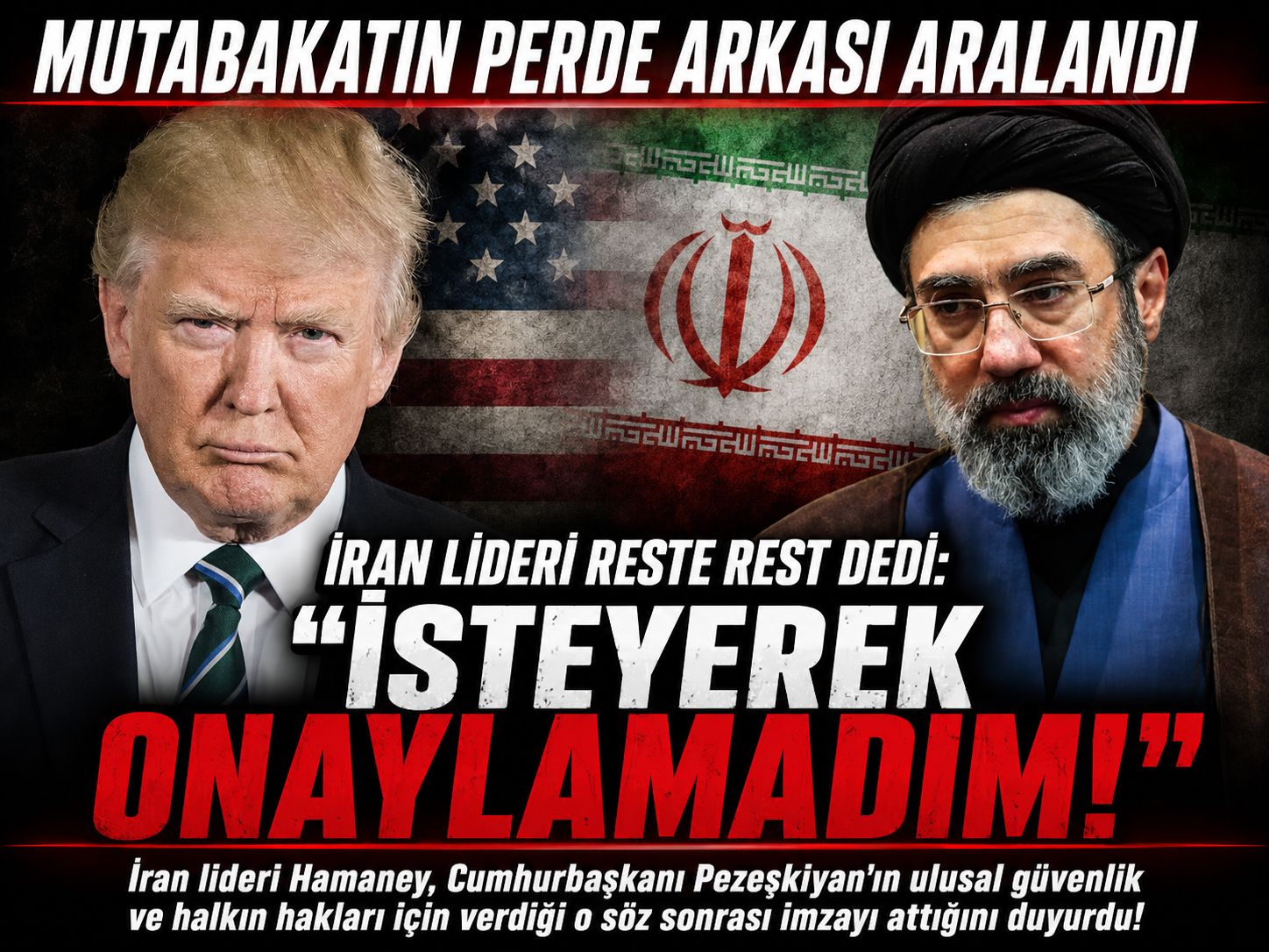 Hamaney: Mutabakatı çekincelere rağmen onayladım