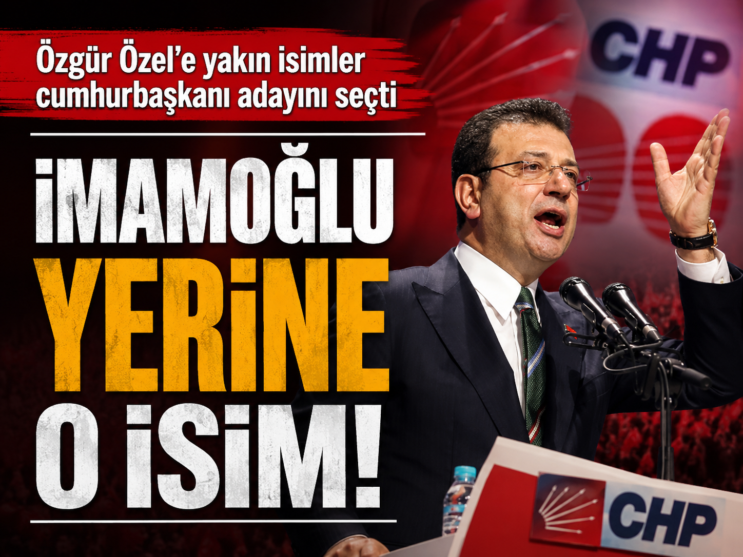 Özgür Özel'e yakın isimler cumhurbaşkanı adayını seçti: İmamoğlu yerine o isim!