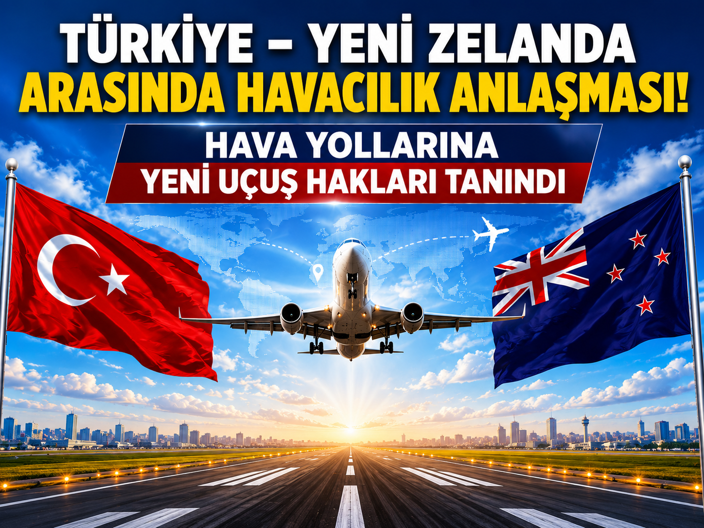 Türkiye ile Yeni Zelanda havacılık alanında mutabakat zaptı imzaladı