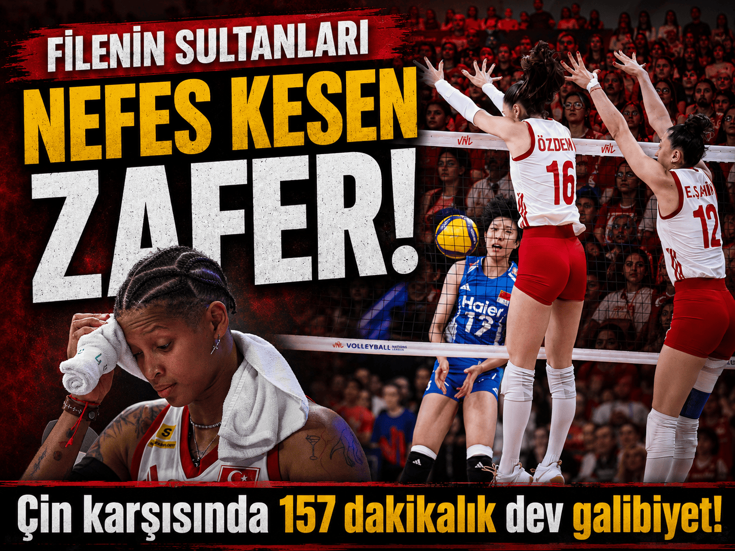 A Milli Takım’dan Çin önünde nefes kesen galibiyet!