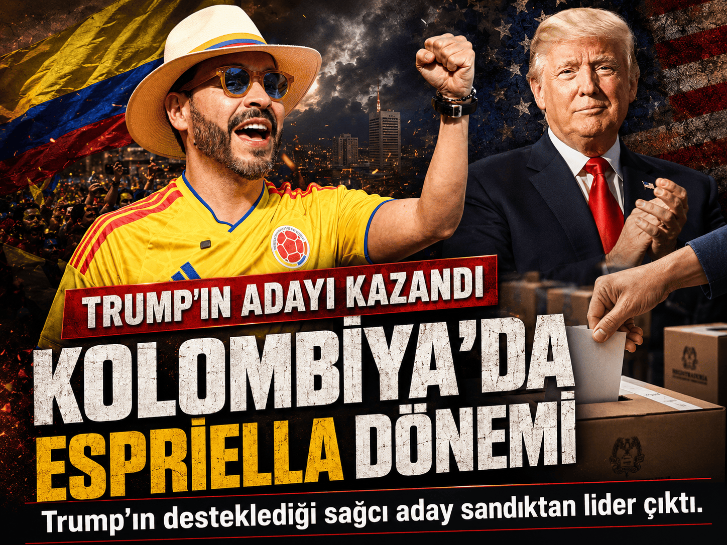 Kolombiya’da sandıktan Trump’ın desteklediği aday çıktı