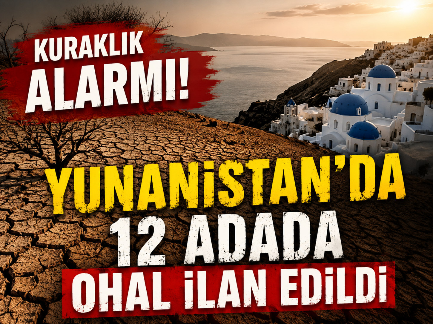 Kuraklık alarmı: Yunanistan’da 12 adada OHAL ilan edildi