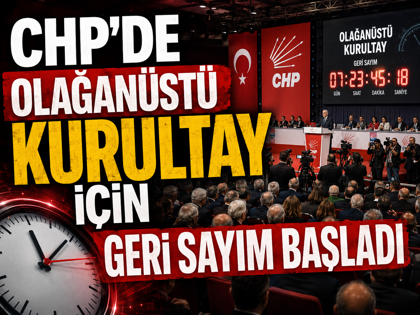CHP’de olağanüstü kurultay için geri sayım başladı