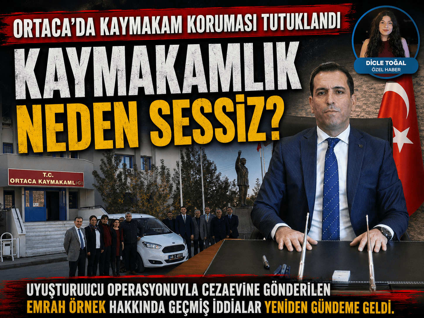 Ortaca’da kaymakamlık korumasına uyuşturucu operasyonu
