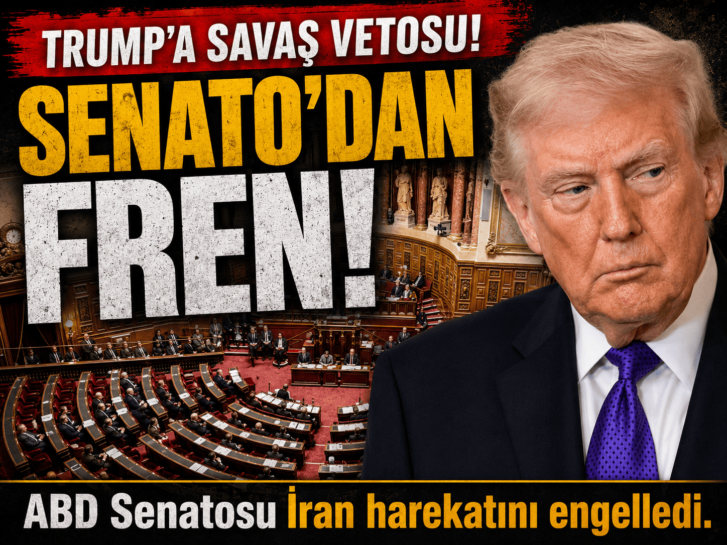 Trump’ın İran kararı Senato duvarına çarptı