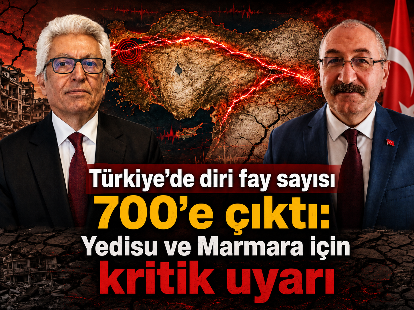 Türkiye’de diri fay sayısı 700’e çıktı: Yedisu ve Marmara için kritik uyarı