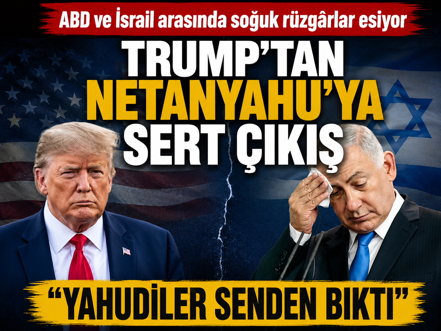 Trump’tan Netanyahu’ya: Senden bıktılar