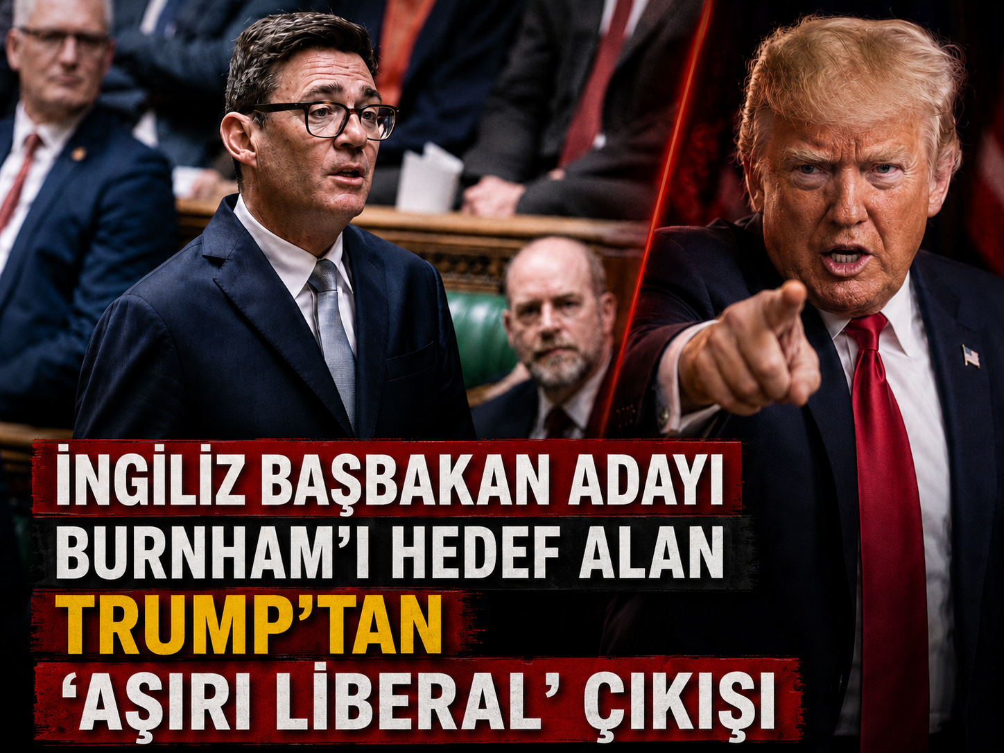 İngiliz Başbakan adayı Burnham'ı hedef alan Trump'tan "aşırı liberal" çıkışı