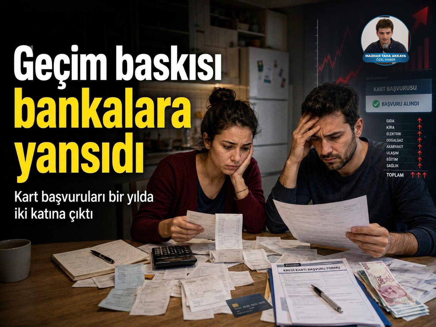 Geçim yükünün resmi kaydı: İşsizlik düştü, kart başvuruları katlandı