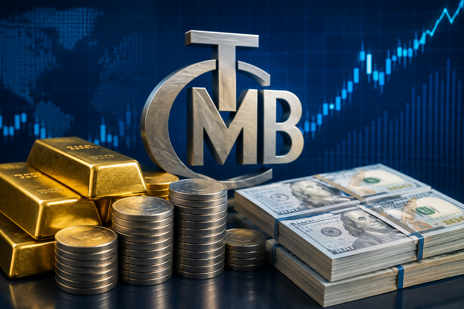 TCMB rezervlerinde güçlü artış! Toplam rezervler 157,2 milyar dolara yükseldi