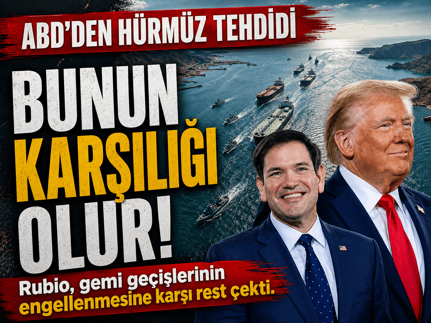 ABD’den İran'a tehdit: Geçiş engellenirse karşılık veririz