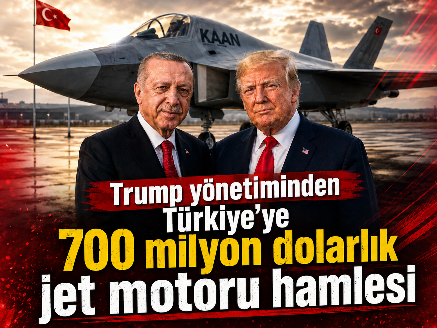 Trump yönetiminden Türkiye’nin KAAN projesi için 700 milyon dolarlık motor hamlesi