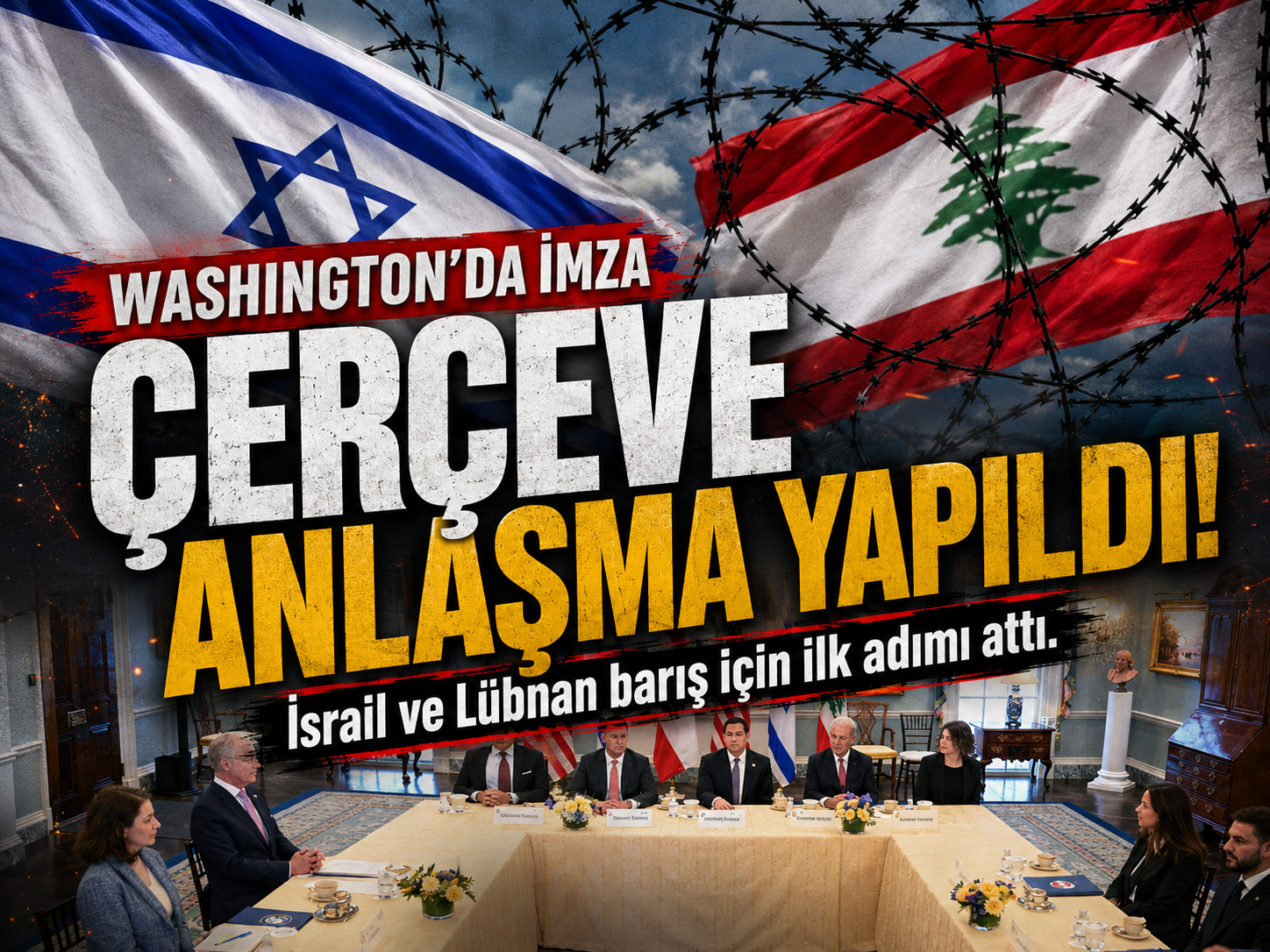 Lübnan ve İsrail masada anlaştı