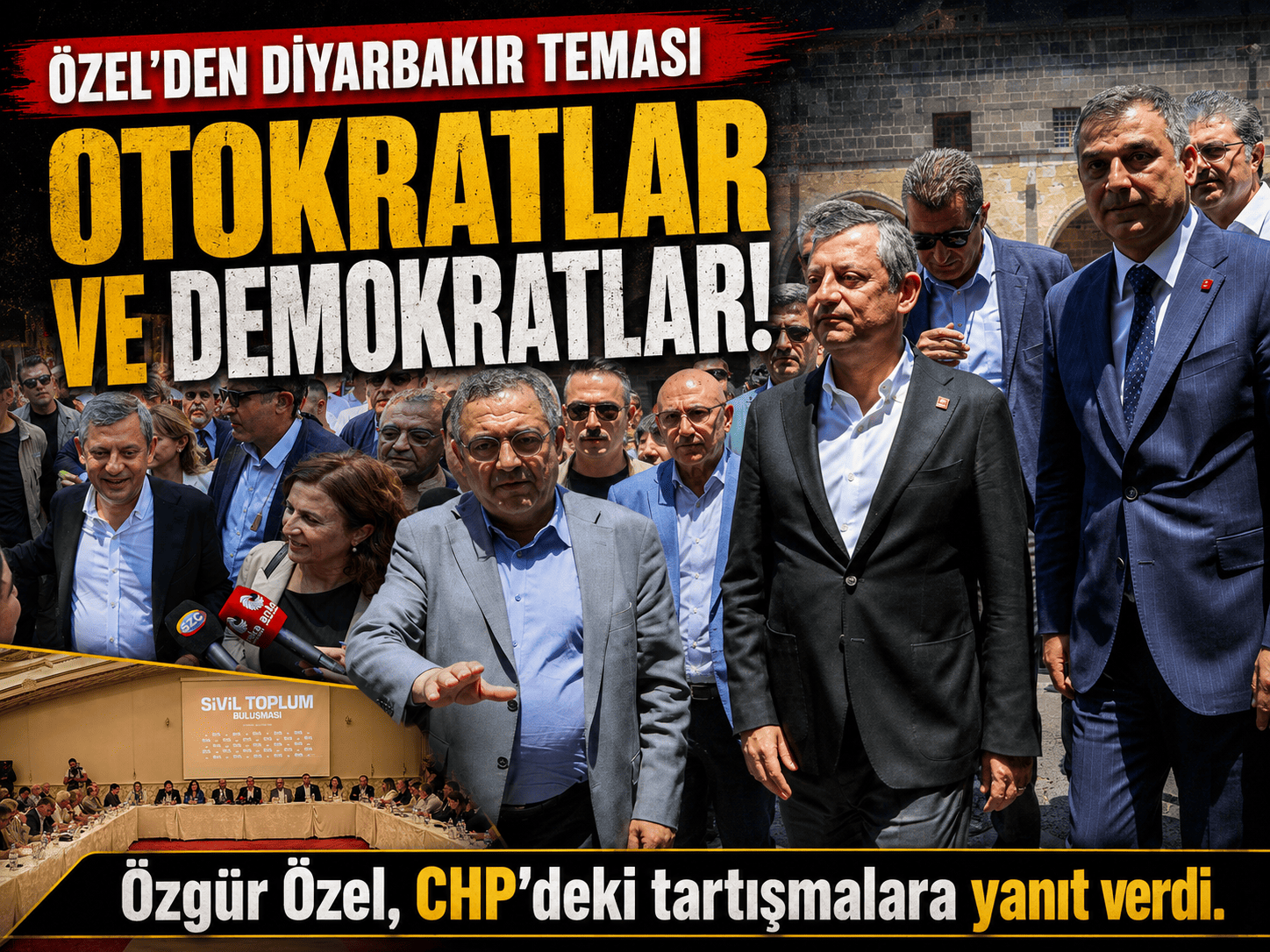 Özgür Özel: Mesele otokratlarla demokratlar arasında
