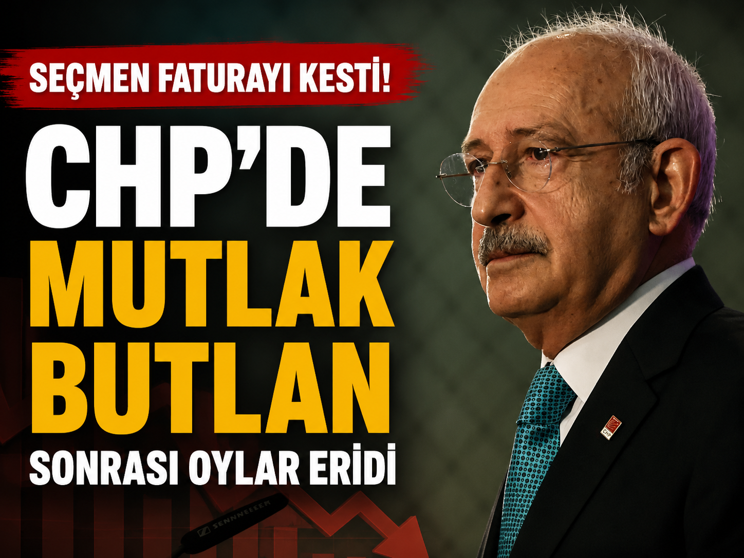CHP'de mutlak butlan sonrası oylar eridi
