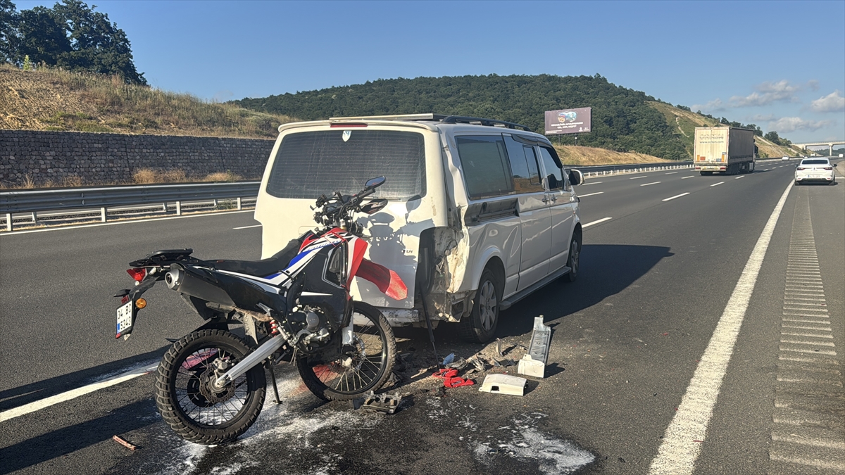 Kuzey Marmara’da feci kaza: Motosiklet sürücüsü öldü