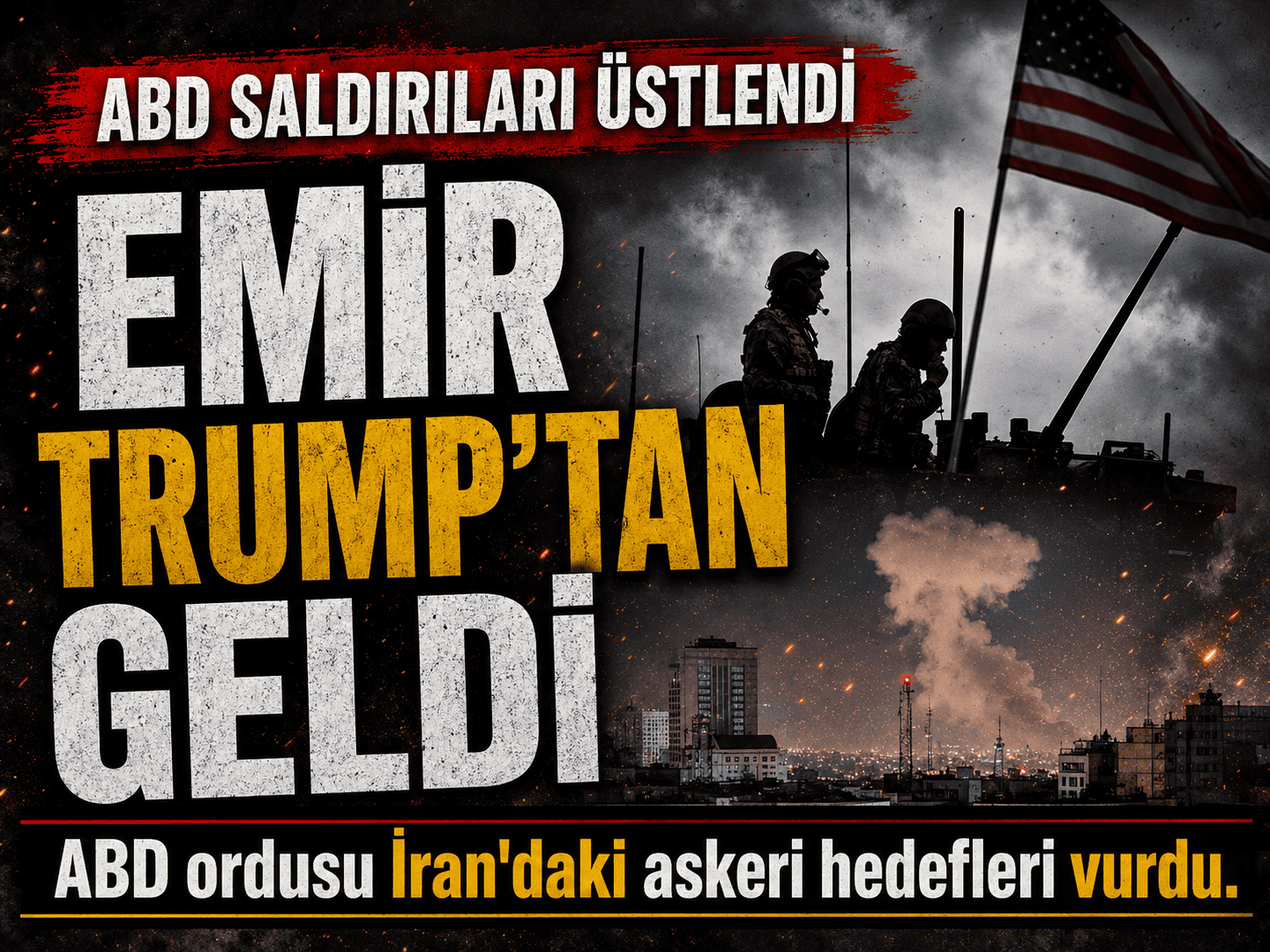 İran duyurmuştu! ABD saldırıları doğruladı!